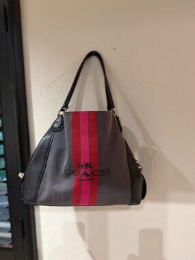 Coach Edie 31 Horse and Carriage Shoulder Bag